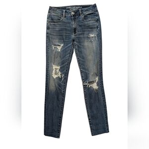 American Eagle Aero denim X high rise super stretch Jegging size 4